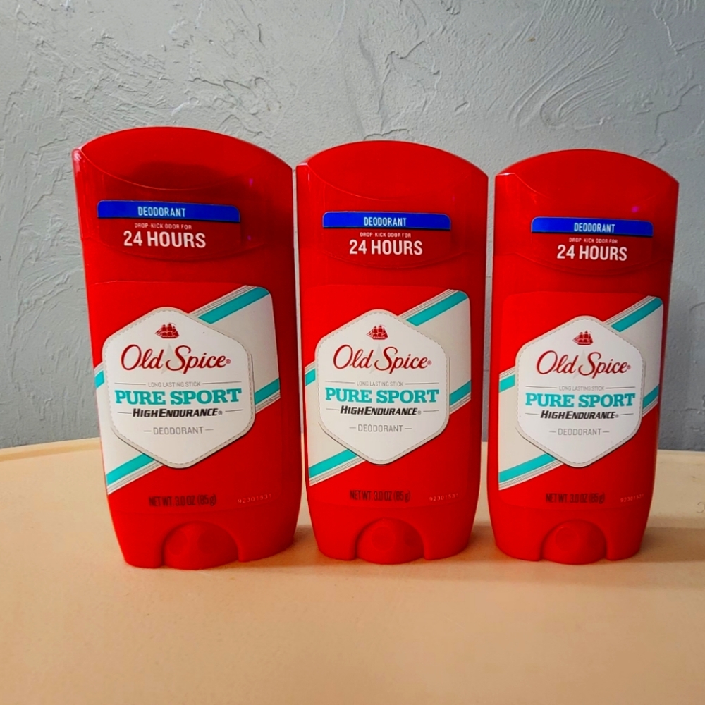 3 Old Spice High Endurance Aluminum Free Deodorant for Men Pure‎ Sport